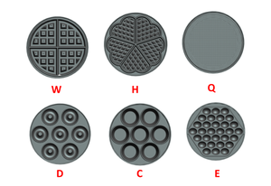 Máy làm bánh quế mini điện đa năng, có thể tháo rời, làm bánh pop, bánh snack, nướng bánh donut/ bánh cupcake/ bánh trứng quế - Product Image 6