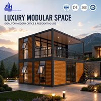 Maison mobile conteneurisée sur mesure, 2 étages, préfabriquée, 20/40 pieds, démontable, pour bureau ou habitation compacte – Fournisseur chinois