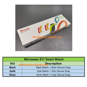 Reloj Inteligente S11 Serie 11 I <span class=keywords><strong>Iwo</strong></span> 11 Microwear <span class=keywords><strong>Smartwatch</strong></span> Serie S11 - Product Image 2