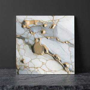 Azulejo de piso de mármol cerámico 40x40 moderno para hoteles 400x400mm acabado mate antimicrobiano uso Interior azulejos brillantes de 16x16 pulgadas - Product Image 1