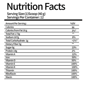 Oem תווית פרטית תערובת טהורה, אבקת חלבון אפונה בתוספת פרוביוטיקה, ויטמינים, מינרלים, שיטה, & זרעי פשתן - Product Image 2