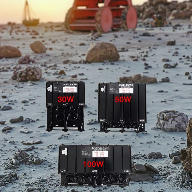 Duplexer 30W VHF Two Way Radio Walkie Talkie Repeater Extend Your Communicate Range IPX-3 Water Resistant Programming