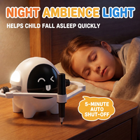 Robot de dessin intelligent pour enfants, ensemble de jouets éducatifs, âge 3-6 ans, matériau ABS, alimenté électriquement, unisexe