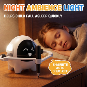 Robot de dessin intelligent pour enfants, ensemble de jouets éducatifs pour dessiner sur cartes, pour les 3-6 ans, en ABS, alimenté électriquement - Product Image 4