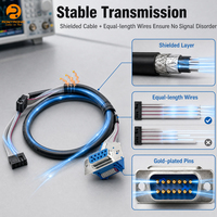 Conjunto de cable DB9 a IDC |   Arnés de cableado en serie personalizado para equipos de automatización OEM