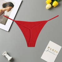 Nouvelle collection été 2026 : Lingerie féminine micro string taille basse, à fines bretelles, invisible, style bikini