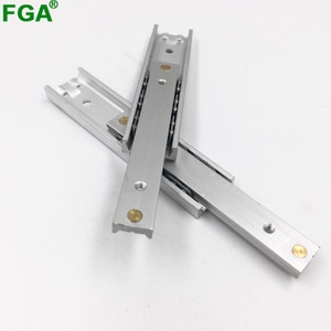 16mm Width Two-section Aluminum Alloy <b>Drawer</b> <b>Slide</b> - Product Image 3