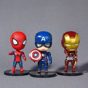 Figurines d'action miniatures style Chibi, personnages <span class=keywords><strong>de</strong></span> dessins animés, modèles <span class=keywords><strong>de</strong></span> collection, jouets décoratifs pour tableau <span class=keywords><strong>de</strong></span> bord <span class=keywords><strong>de</strong></span> voiture et bureau - Product Image 4