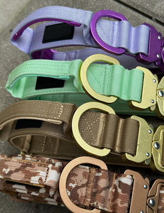 Özel Ultra hafif alüminyum taktik köpek tasması kolu ile fabrika özel orta ve büyük köpekler için ışıkları içeren - Product Image 4