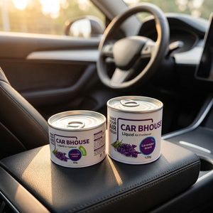 Désodorisant pour voiture 60g, mini, portable, parfum naturel pour la maison et la voiture - Product Image 3