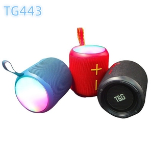 Haut-parleur sans fil OEM TG443, lumière <span class=keywords><strong>d</strong></span>'<span class=keywords><strong>ambiance</strong></span> Aurora, portable pour l'extérieur et <span class=keywords><strong>la</strong></span> maison, stéréo TWS, caisson <span class=keywords><strong>de</strong></span> basses, haut-parleur en tissu - Product Image 6