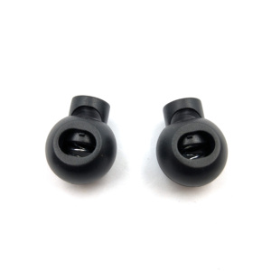 Wholesale 8mm Single Hole Round Spring Plastic Cord <strong>Locks</strong> Cord <strong>Stopper</strong> Toggle Cord <strong>Lock</strong> <strong>Stopper</strong> - Product Image 1