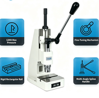 Máquina Automática de Ilhós e Máquina de Prensa Manual para Pequenas Fábricas de Laboratório