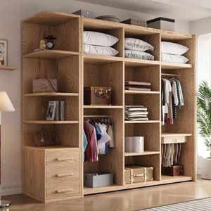 2025 Armoires de chambre à coucher Meubles simples de chambre à coucher en bois - Product Image 5