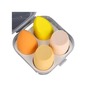 Super Soft Beauty Sponge Set 4 Pcs Makeup Sponges Beauty Egg Makeup Tool With Box