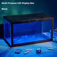 Nouveau produit boîte à chaussures intelligente armoire côté ouvert haute lumière LED transparente filet anti-oxydation boîte d'affichage