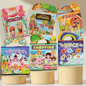 Libros de Pegatinas Creativos Reutilizables con 6 Temas Divertidos y Coloridos para Niños y Niñas de 3 a 6 Años, Regalos de Cumpleaños y Navidad - Product Image 6