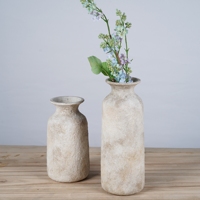 Vase de table rond en terre cuite nordique, design contemporain, écologique, émaillé, pour la décoration de la Saint-Valentin
