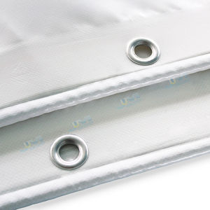 Fabricant chinois 3x3 4x4 taille personnalisée brillant ou mat imprimable blanc PVC enduit bâche - Product Image 4