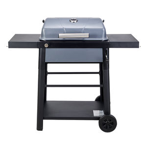 <span class=keywords><strong>Barbecue</strong></span> moderne au charbon de bois en métal avec plateau amovible Finition enduite de poudre Exportation de dédouanement transfrontalier - Product Image 1