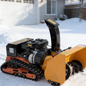 Soplador de Nieve a Gasolina Silencioso y Eficiente con Control Remoto, Imprescindible para las Industrias de la Construcción y el Hogar, con Cuchilla Plana Simple - Product Image 5