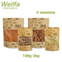 Pochette Doypack Personnalisée avec Fermeture Zippée pour Fruits Secs, Cacahuètes, Noix, Pignons, Mélange de Noix de Cajou
