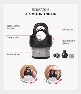 RevoMax 500ml32ozポータブル二重壁断熱ステンレス鋼魔法瓶スポーツウォーターボトル真空フラスコ - Product Image 3