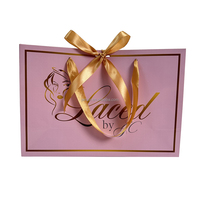 Bon marché, quantité minimale de commande bas, boîte-cadeau d'emballage de perruque avec logo personnalisé, ensemble de sacs de courses en satin avec bonnet de bord