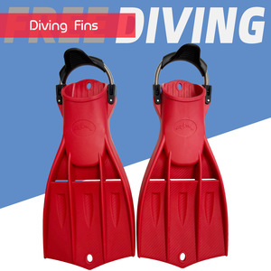 Aletas de Buceo de Goma Profesionales para Buceo, Aletas de Entrenamiento para Adultos, Rígidas, con Correa de Resorte Ajustable - Product Image 5