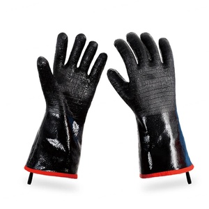 Gants de sécurité pour barbecue, four, résistants à la chaleur, en néoprène, antidérapants, pour fumoir, cuisine, barbecue - Product Image 1