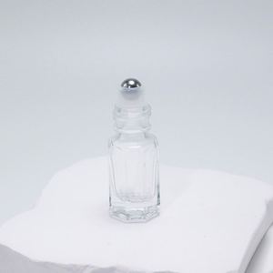 3ml Octagonal Crystal <b>Roll</b> on Bottle Essential Oil Gemstone Roller Ball Bottle - Product Image 3