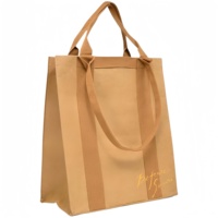 Grote Custom Bruine Papieren Zakken Met Touw Handvat Opvouwbare Kraftpapier Boodschappentas