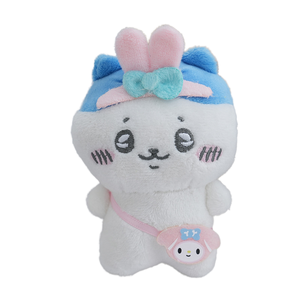 Portachiavi in Peluche Super Morbido Anime Chikawa, Ciondolo per Zaino Kawaii Hachiware Usagi, Regalo per Ragazze, Ornamento - Product Image 1