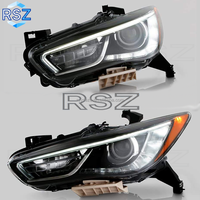 RAYSEZE Pièce pour Infiniti QX60 2016 2018 2020 Phare avant HID Xénon Faisceau de croisement et de route 26060-9NF0D 26010-9NF0D Version américaine