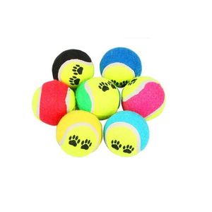 Pelotas de Tenis Portátiles para Entrenamiento Deportivo de Perros al por Mayor - Juguetes Duraderos de Goma para Mascotas, Alto Rebote, 64mm de Diámetro, 50g de Peso, Portátiles - Product Image 3