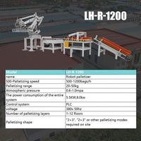 Robot Palettiseur Kawasaki ABB KUKA LH Ligne de Palettisation Charge Utile 120kg 180kg Servomoteur Bras Robotique pour Sacs Seaux Cartons
