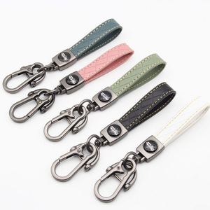 Customizable logo Car Styling Leather/Zinc Alloy Car Emblem <b>Key</b> <b>Ring</b> Keychain Sportage Car With Logo KeyRing - Product Image 2