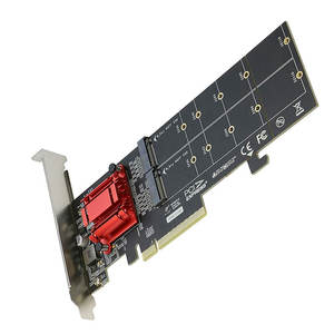 <span class=keywords><strong>M</strong></span>.2 NVMeSSDからPCI-E3.1 X8/X16アダプターカードM2Pcie Nvme Ssd M2 NvmeSsdアダプターカードライザーアダプター - Product Image 3