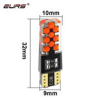 EURS Neue Super Auto Innenraum-LED-Lampe T10 W5W 194 18COB Blinkende Autobirne 6000K Farbtemperatur 12V Kennzeichenbeleuchtung