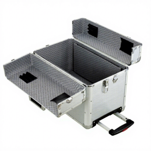 Maleta <span class=keywords><strong>de</strong></span> equipaje <span class=keywords><strong>de</strong></span> aluminio resistente con ruedas Caja <span class=keywords><strong>de</strong></span> barra <span class=keywords><strong>de</strong></span> tracción impermeable <span class=keywords><strong>de</strong></span> calidad Nueva maleta <span class=keywords><strong>de</strong></span> estilo simple - Product Image 3