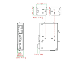 MT-AWK-1137C Nuevo Cliente Inalámbrico Industrial 802.11a/b/g/n (hasta 300Mbps) con Puertos LAN Duales, Roaming, IP30, Metálico - Product Image 3