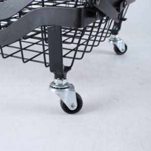 사무실, 거실, 주방 용 다기능 접이식 4 계층 도구 트롤리 카트 잠글 수있는 바퀴 - Product Image 6