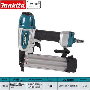 Clavadora Neumática <span class=keywords><strong>Makita</strong></span> Serie (AF506/AF353/AF638A/AF601) - Clavadora <span class=keywords><strong>para</strong></span> <span class=keywords><strong>Clavos</strong></span> Brad, Pin, Grapas y <span class=keywords><strong>Clavos</strong></span> de Acabado <span class=keywords><strong>para</strong></span> Trabajos en Madera - Product Image 3