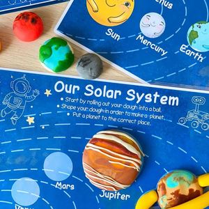 New Design Planets Solar System Theme Safety <b>Clay</b> Tool <b>Set</b> Boys Girls Toddlers Color Dough <b>Sets</b> for Kids Ages 5-7 - Product Image 4