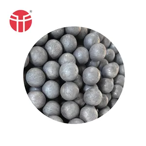 Bola de fundición de aleación de cromo para molino de bolas de acero de 20-150mm de alta dureza y baja tasa de trituración