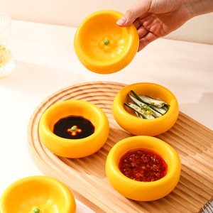 Ensemble de mini-bols ronds orange pour condiments, idéal pour les sauces, le hot pot et le barbecue - Product Image 1