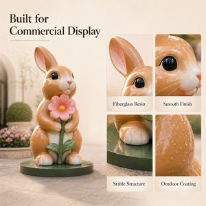 Statue en résine en forme <span class=keywords><strong>de</strong></span> cœur et d'étoile colorés, sculptures en résine pour l'affichage en magasin commercial - Product Image 5