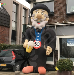 Dibujos animados inflables de Abraham del partido, <span class=keywords><strong>muñeca</strong></span> inflable de Holanda con la taza de cerveza - Product Image 6