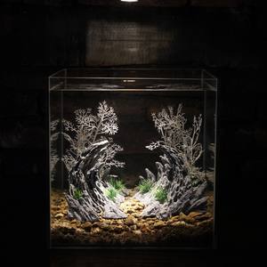 Décorations écologiques en pierre de <span class=keywords><strong>dragon</strong></span> bleu pour la cuisine Fish Tank Résine Rockery Canyon Valley Simulation Fish Tank Décorations - Product Image 4