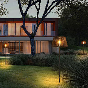 Lampes de jardin solaires d'extérieur, imperméables, supports à fleurs, lampes de paysage pour villas, jardins, cours, balcons, sols - Product Image 1